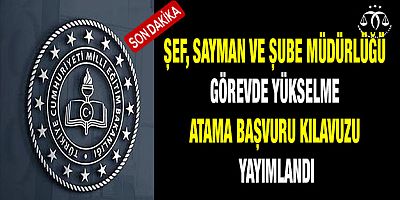 MEB Şube Müdürlüğü Atama Duyurusu Yapıldı