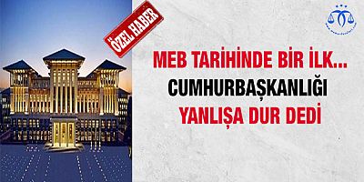 MEB Tarihinde Bir İlk