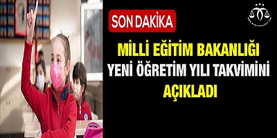 MEB yeni öğretim yılı takvimini açıkladı