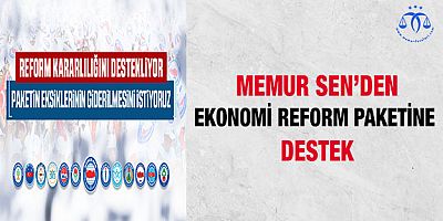 Memur Sen'den destek