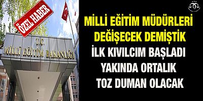 Milli Eğitim Müdürleri Değişiyor