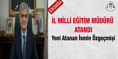 Milli Eğitim Müdürü Ataması Yapıldı