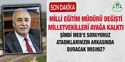 Milli Eğitim Müdürü Değişti Sesler Yükseldi