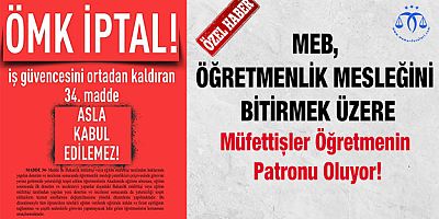 Müfettişler Öğretmenin Patronu Oluyor