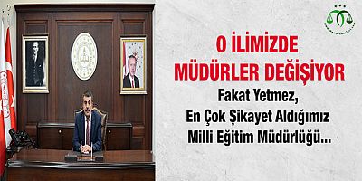O İlimizde Değişim Başlıyor