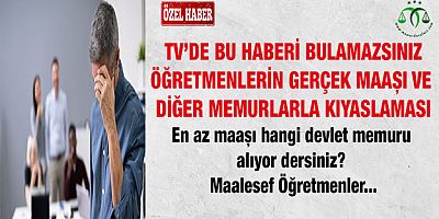 Öğretmen Maaşları? Vah ki Vah... 