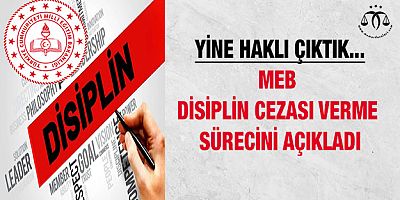 Öğretmene Disiplin Cezası