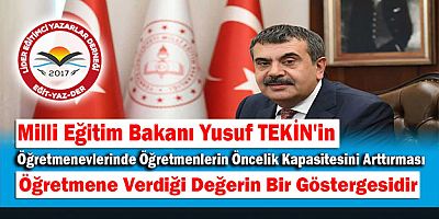 Öğretmenevleri Öğretmenlerindir