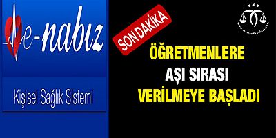 Öğretmenlere Aşı Sırası Verilmeye Başlandı