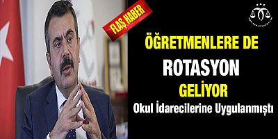 Öğretmenlere Rotasyon Geliyor