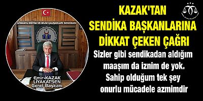 Öğretmenlere Sahip Çıktı. Sendika Başkanlarından Ses Yok