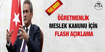 Öğretmenlik Meslek Kanunu Açıklaması