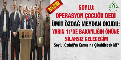 Özdağ'dan Soylu'ya Hodri Meydan