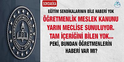 Peki,Öğretmenlerin Bundan Haberi Var Mı?