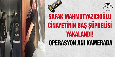 Şafak Mahmutyazıcıoğlu cinayetinin baş şüphelisi yakalandı