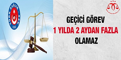 Sağlıkçılara Geçici Görev Kararı