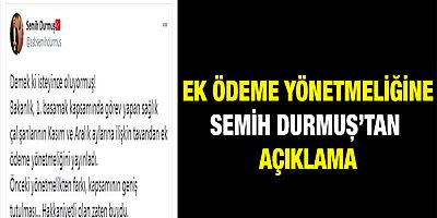 Semih Durmuş'tan Flash Açıklama