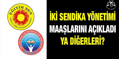 Sendika Yöneticilerinin Maaşları Tartışılıyor