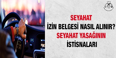 Seyahat izin belgesi nasıl alınır? 