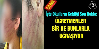 Sınıfta dehşet! Okulda gelen 3 kişilik aile 2 çocuğu hastanelik etti: Panoya kafasını birkaç kere vurmuş