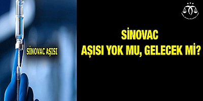 Sinovac aşısı yok mu, gelecek mi? 
