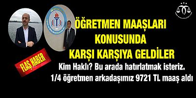 Sorun; Öğretmen Maaşları