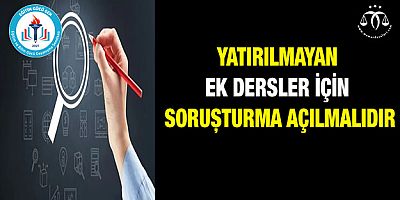 Soruşturma Talep Edildi