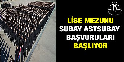 Subay Astsubay Başvuruları Başlıyor