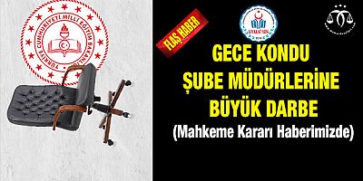 Şube Müdürlüğü Atamalarına Yürütme Durdurma