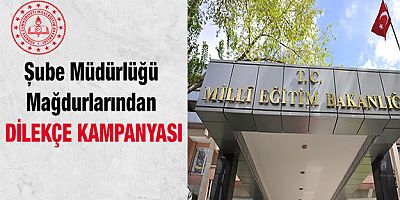 Şube Müdürlüğü Mağdurlarından DİLEKÇE KAMPANYASI