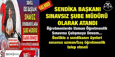 Şube Müdürü Atamaları Devam Ediyor