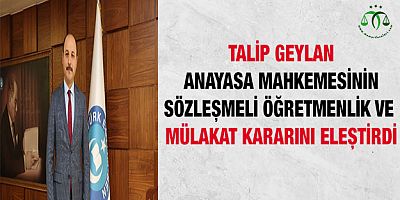 Talip Geylan'dan Flash Açıklama