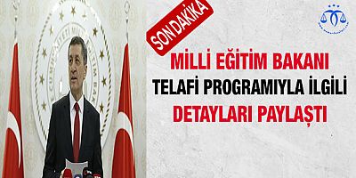 Telafi Programı Detayları Belli Oluyor