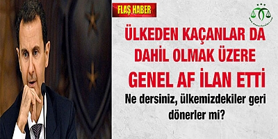 Ülkeden kaçanlar dahil tüm asker kaçakları için genel af ilan etti