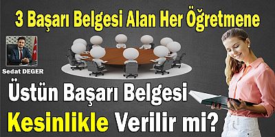 Üstün Başarı Belgesi Kimlere Verilir?
