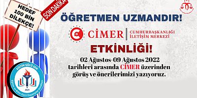 Uzman Öğretmenlik Dilekçe Kampanyası