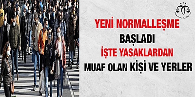 Yasaklardan muaf olan kişi ve yerler