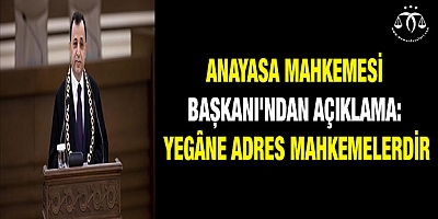 Yegane adres mahkemelerdir