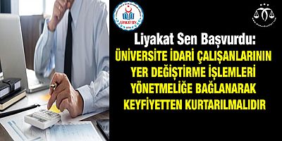 Yer Değiştirme İşlemleri Yönetmeliğe Bağlanmalıdır