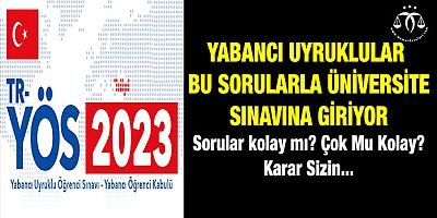 YÖK O Soruları Yayınladı