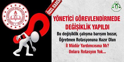 Yönetici Görevlendirme Hayal Kırıklığı Yaşattı