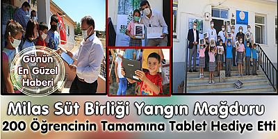 Yüzlerce Öğrenciye Tablet 