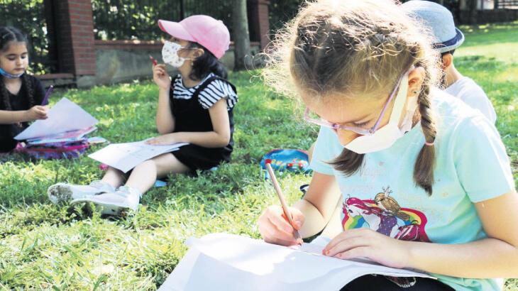 Telafi eğitimi hayatlarına renk kattı