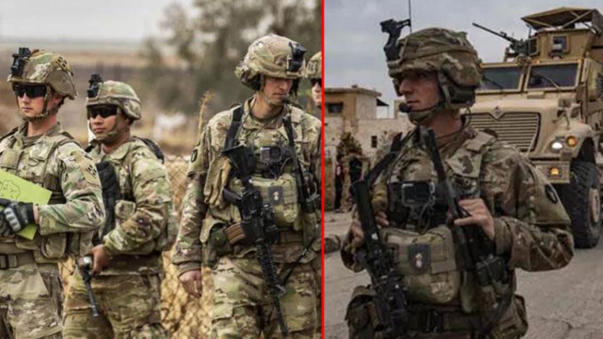 Türkiye Sınırında Onlarca ABD askeri silahlarıyla böyle görüntülendi