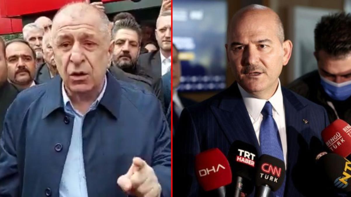 Ümit Özdağ'dan bakanlığın önünde Soylu'ya yönelik sert sözler