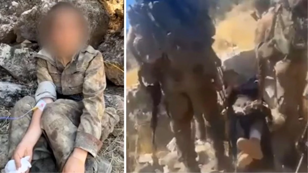 Yaralanan kadın terörist, Mehmetçiğin tavrını görünce 180 derece döndü