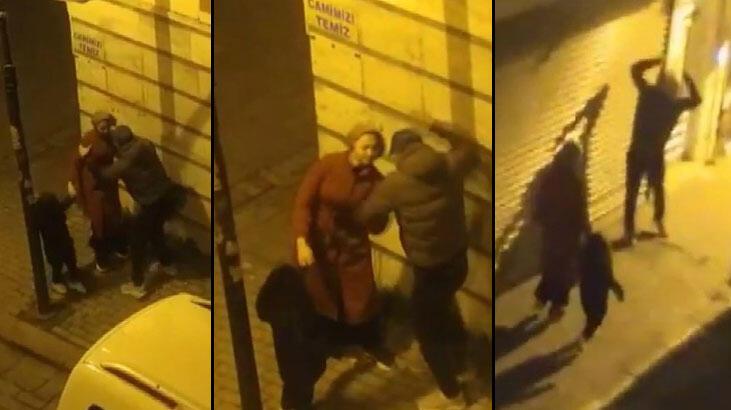 Zeytinburnu’nda kadına şiddet! Çocuğunun yanında yüzüne tükürüp, darbetti